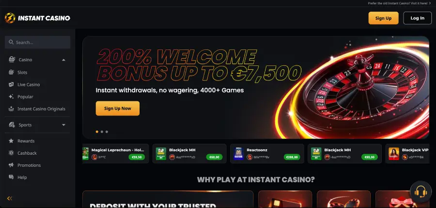 Key facts about Instant Casino and PayID