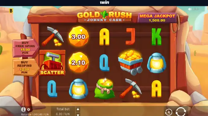 Gold Rush with Johnny Cash pokie RTP volatility and maximum payout details