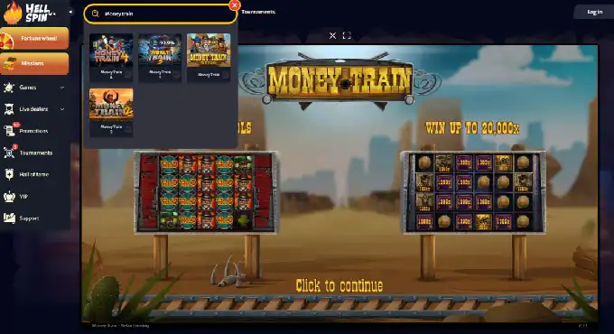 Money Train pokie symbols and payouts table