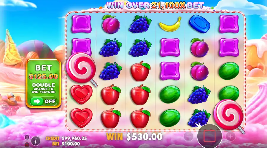 Pragmatic free play version of Sweet Bonanza pokie online