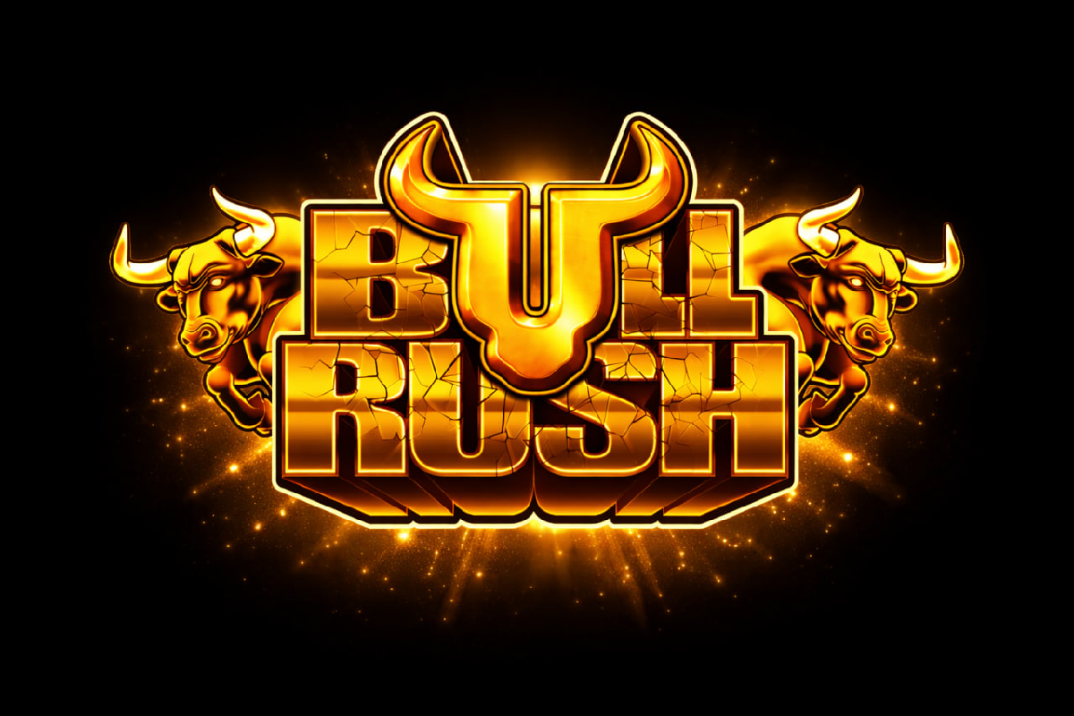 Bull Rush pokie machine gameplay with 5 reels and 20 paylines