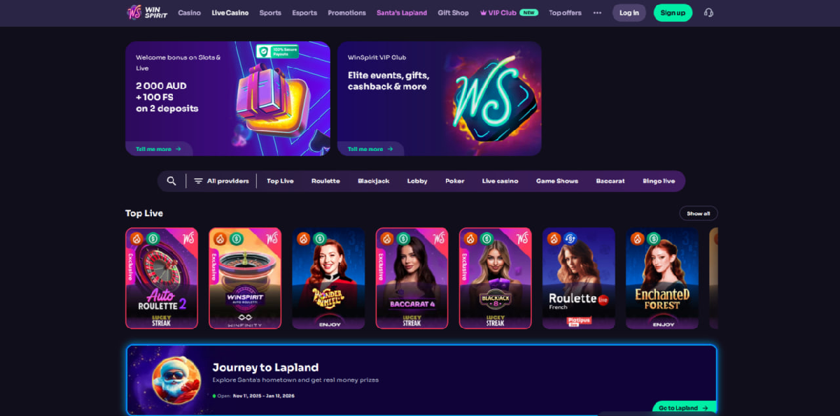 Player feedback on Winspirit casino and overall user experience