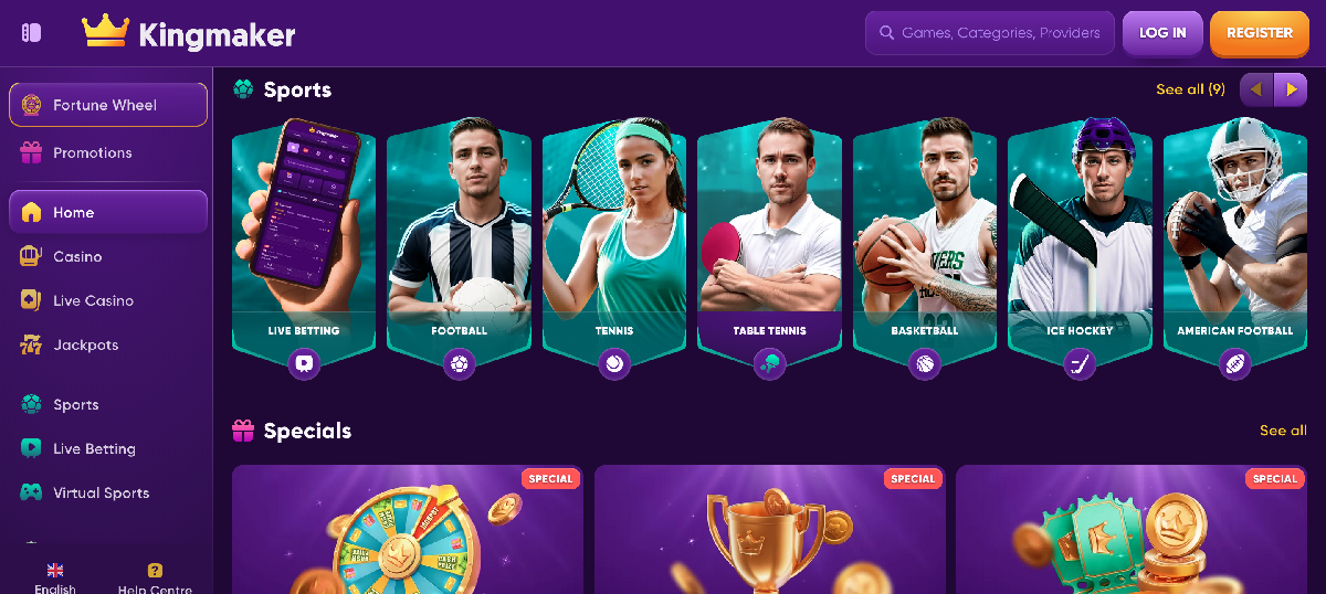 Kingmaker casino pokies and live dealer games selection Kingmaker casino pokies and live dealer games selection