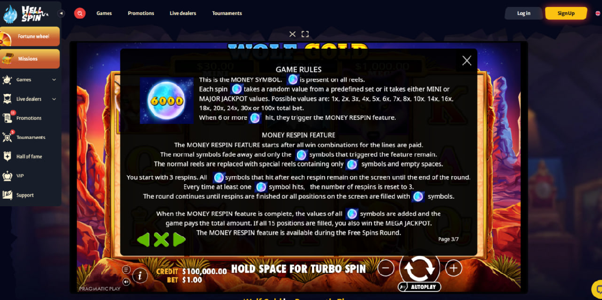 How to play Wolf Gold pokie step by step guide