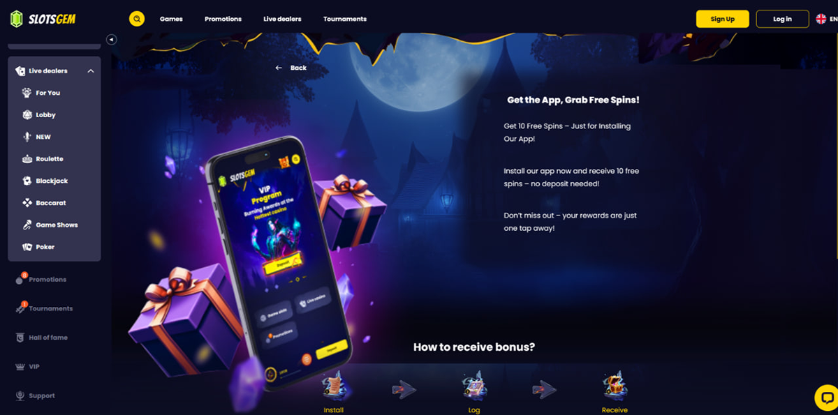 Slotsgem app mobile play pokies on phone