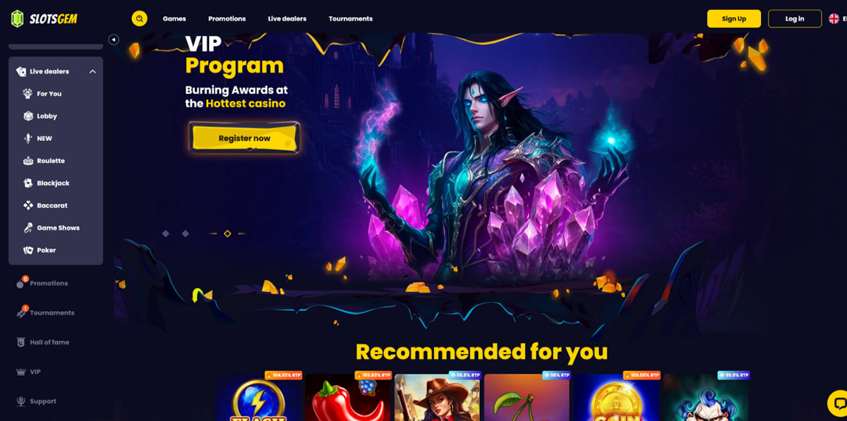 SlotsGem review Australia pokies and bonus overview