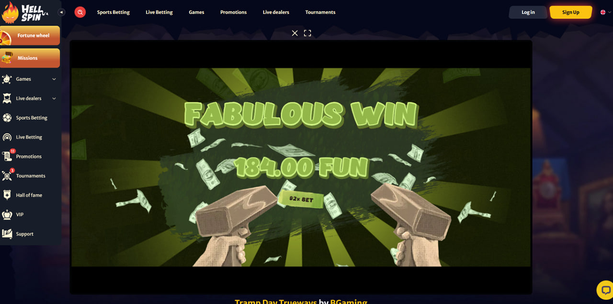 Tramp Day Trueways pokie pros and cons overview