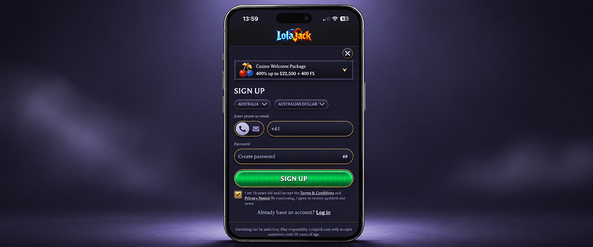 Step-by-step LolaJack registration process for new casino players Step-by-step LolaJack registration process for new casino players