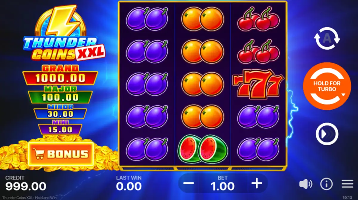 Thunder Coins XXL Hold and Win pokie review with reels and bonus symbols Thunder Coins XXL Hold and Win pokie review with reels and bonus symbols
