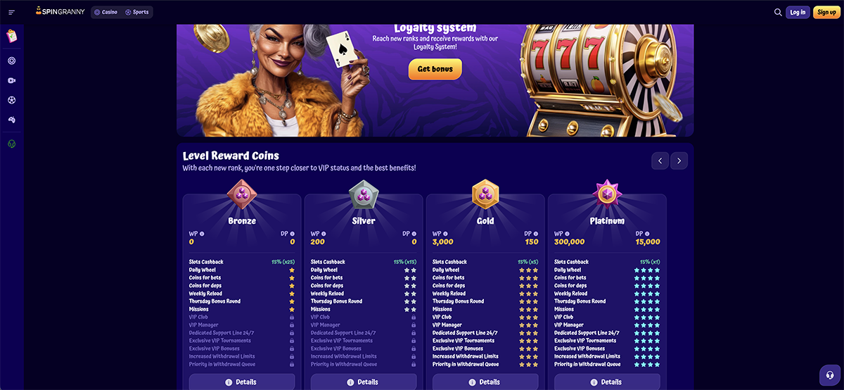 SpinGranny casino promos and tournaments with cashback and prize campaigns SpinGranny casino promos and tournaments with cashback and prize campaigns