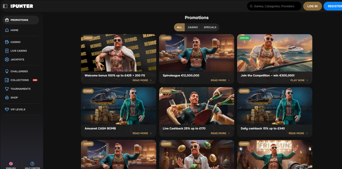 MrPunter welcome bonus and current casino promotions
